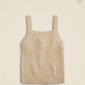 J. Crew Beige Knit Tank Top